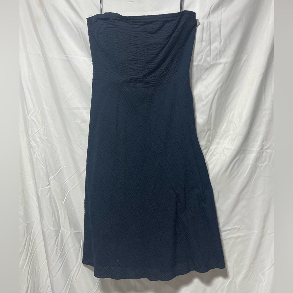J Crew strapless fit and flare lined dress